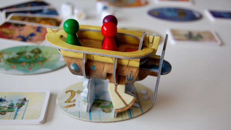 Celestia board game review ship model