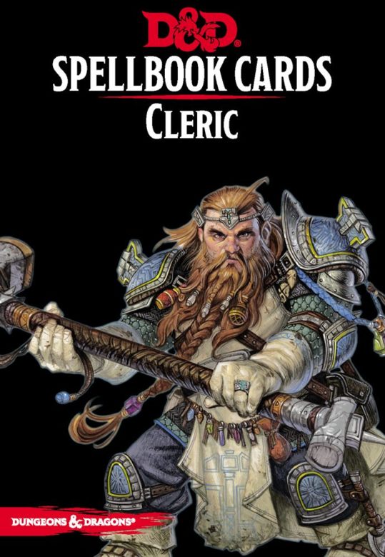 D&D Spellbook Cards - Cleric