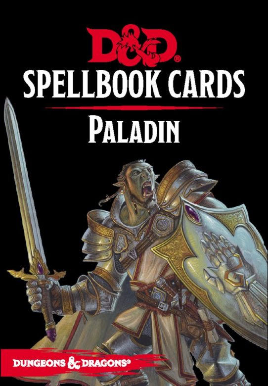D&D Spellbook Cards - Paladin