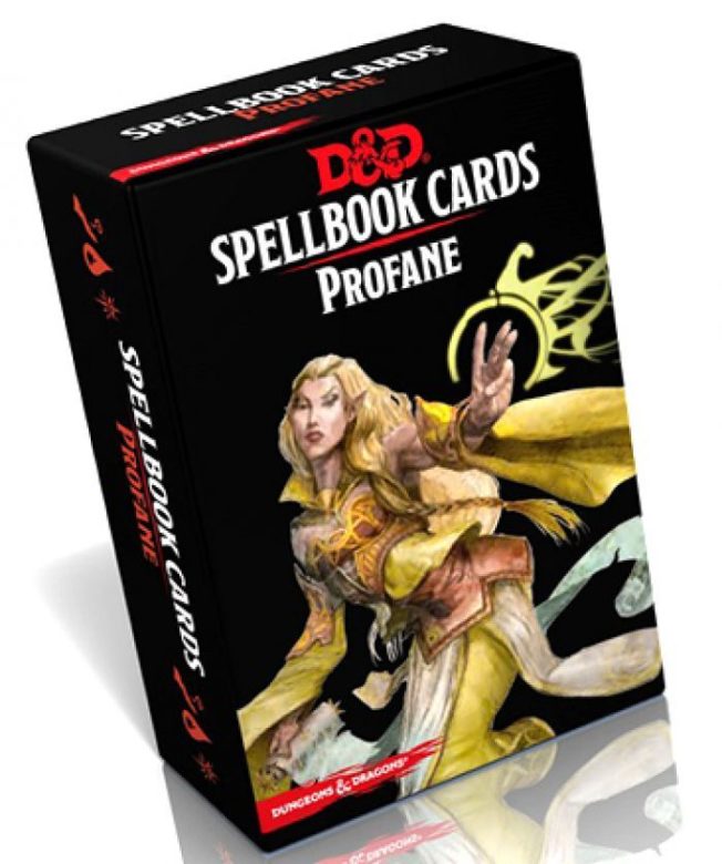 D&D Cartes de Sorts Profane