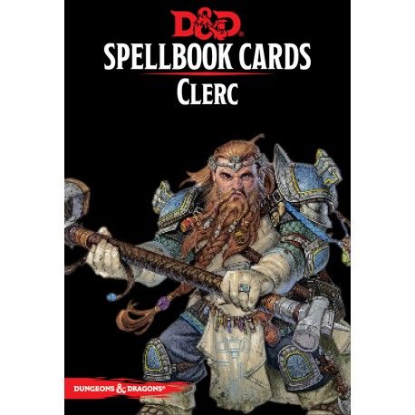 D&D Cartes de Sorts Clerc