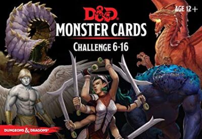 D&D Monster Cards Challenge 6-16