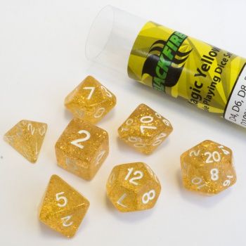 Boite de dés - Magic Yellow