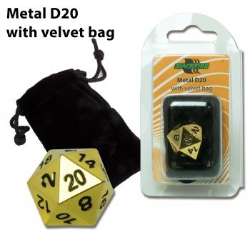 Metal D20 - Gold