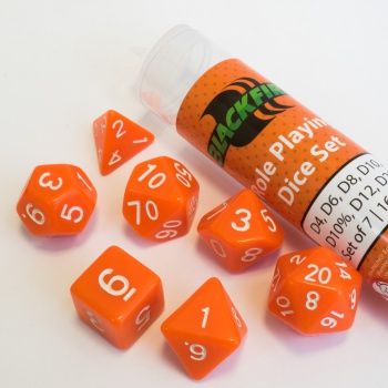 Boite de dés - Orange