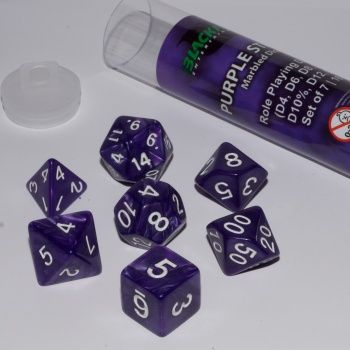 Boite de dés - Purple Strike