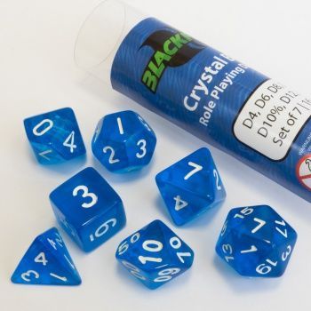 Boite de dés - Crystal Blue