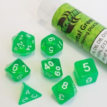 Boite de dés - Crystal Green