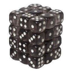 Boite de 36d6 - Transparent Black
