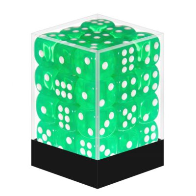 Boite de 36d6 - Transparent Dark Green