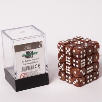 Boite de 36d6 - Marbled Coffee