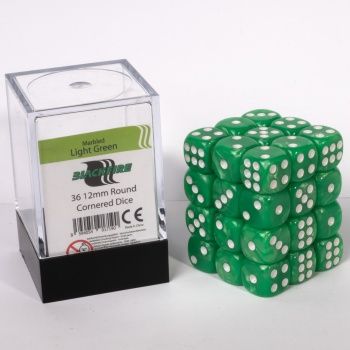 Boite de 36d6 - Marbled Light Green