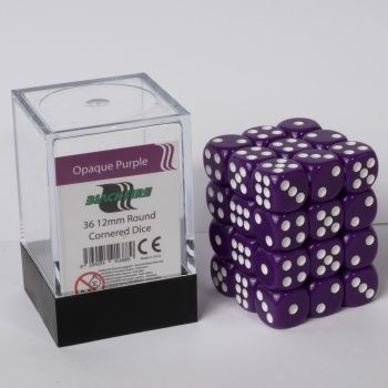 Boite de 36d6 - Opaque Purple