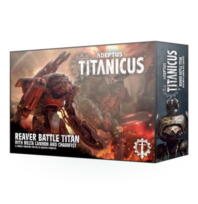 Adeptus Titanicus Reaver Battle Titan with melta cannon and chainfist