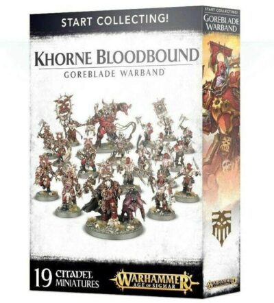 Start Collecting : Khorne Bloodbound Goreblade Warband