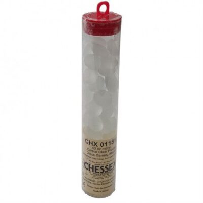 Glass Stones Frosted Crystal Clear