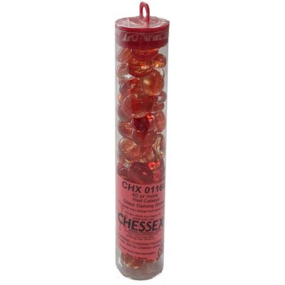 Glass Stones Catseye Red