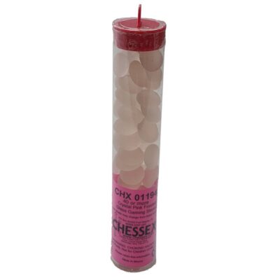 Glass Stones Frosted Crystal Pink