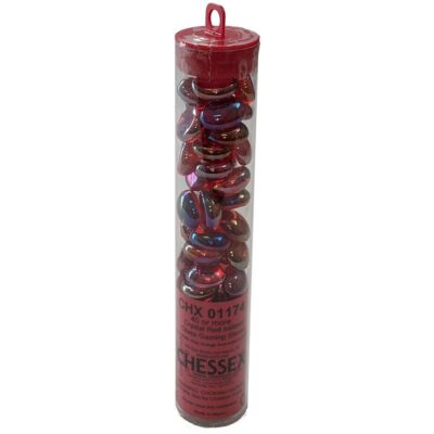 Glass Stones Irizied Crystal Red