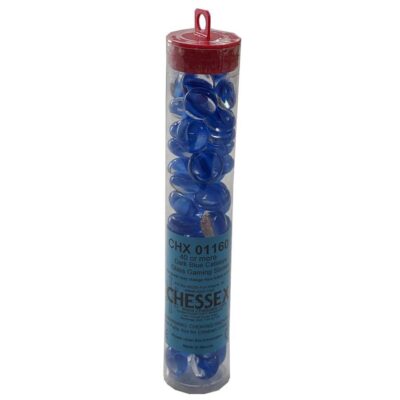 Glass Stones Catseye Dark Blue