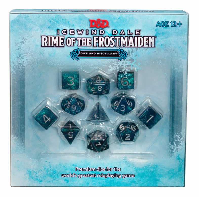 D&D Icewind Dale : Rime of the Frostmaiden Dice Set