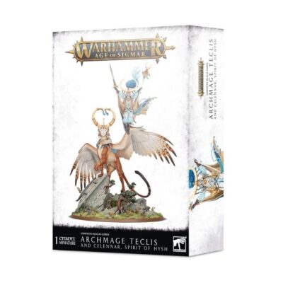 Lumineth Realms-Worlds : Archmage Teclis and Celennar, Spirit of Hysh