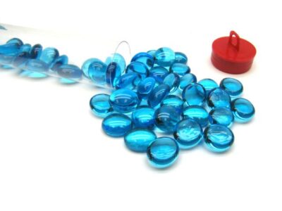 Glass Stones Light Blue
