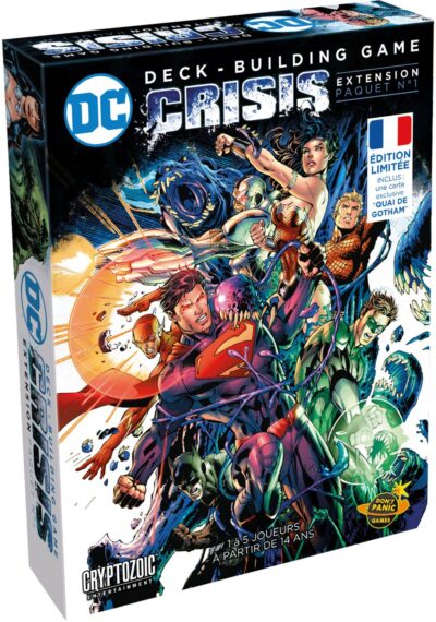 DC Comics deck building game : Extension Crisis paquet 1