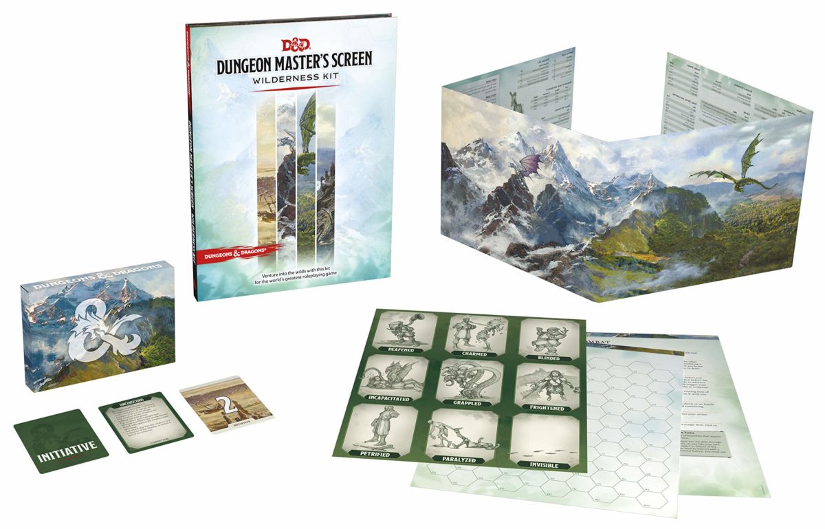 D&D Dungeon Master's Screen Wilderness Kit