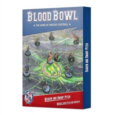 Blood Bowl Skaven and Dwarf Pitch