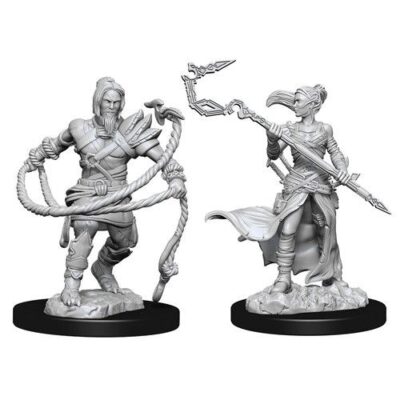 Magic the Gathering Miniatures - Stoneforge Mystic & Kor Hookmaster (Fighter, Rogue, Wizard)