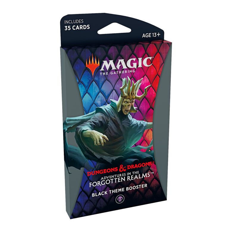 Magic Adventures in the Forgotten Realms Theme Booster Black