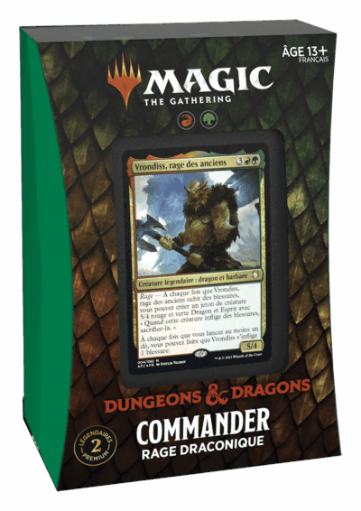 Magic Aventures dans les Royaumes Oubliés Commander Rage Draconique