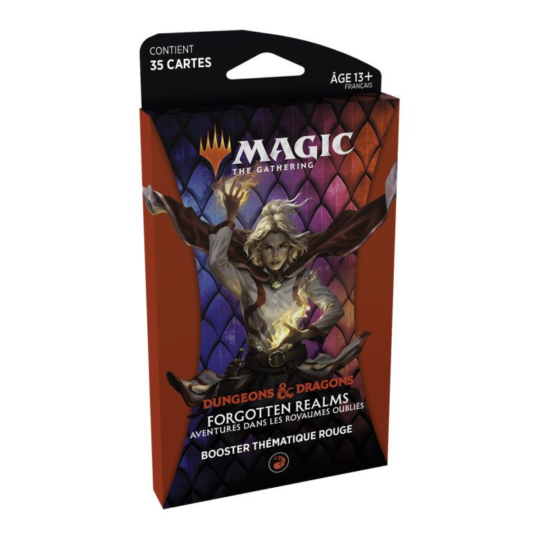 Magic Aventures dans les Royaumes Oubliés Booster Thématique Rouge