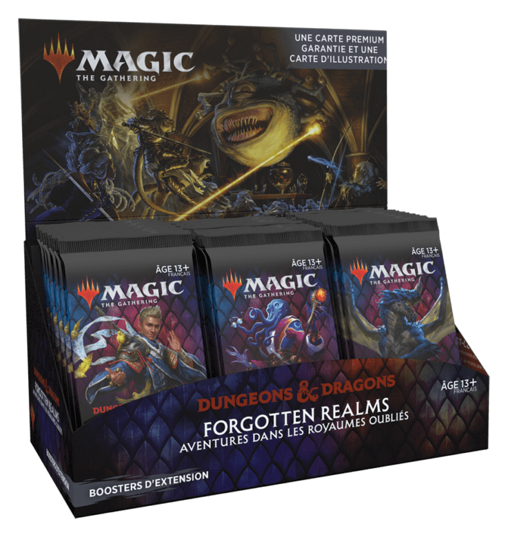 Magic Aventures dans les Royaumes Oubliés Boite de Boosters d'Extension