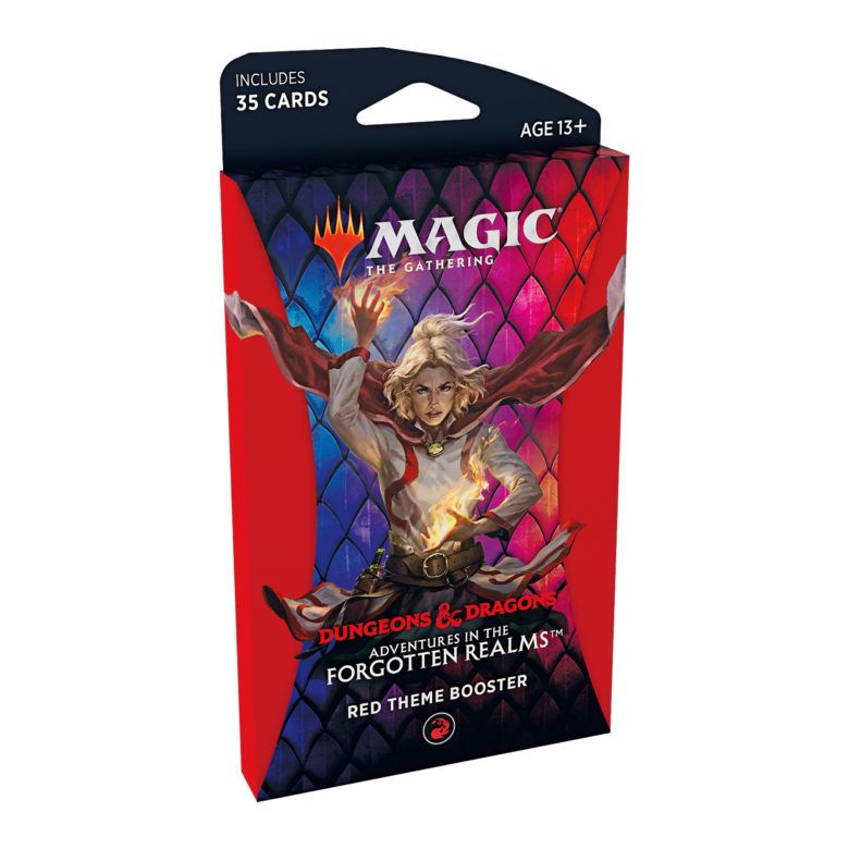 Magic Adventures in the Forgotten Realms Theme Booster Red