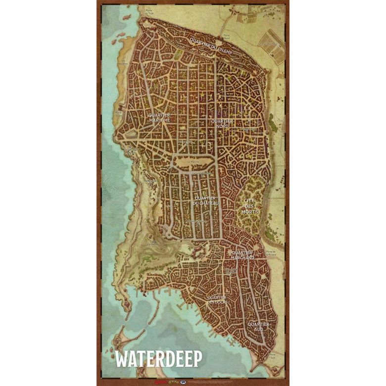 D&D Plan de la Cité de Waterdeep
