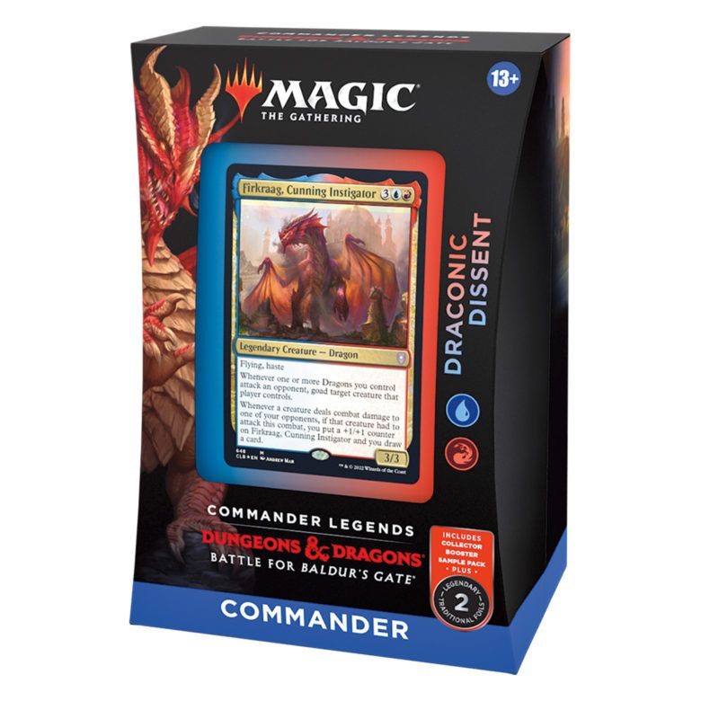 Magic Commander Legends Baldur's Gate Deck Draconic Dissent