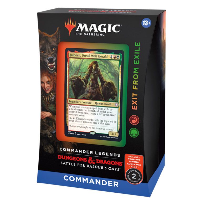 Magic Commander Legends Baldur's Gate Deck Exit From Exile