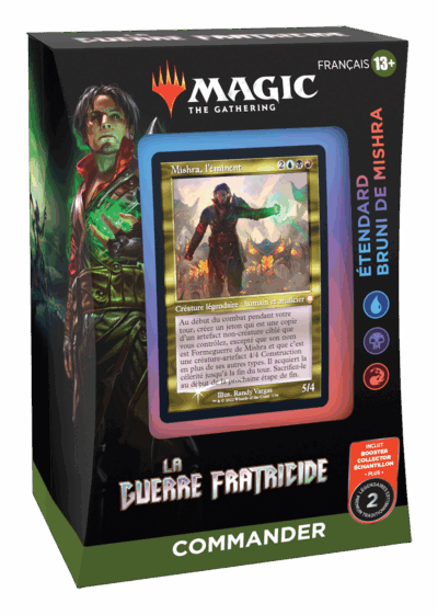 Magic La Guerre Fratricide Deck Commander Étendard Bruni de Mishra