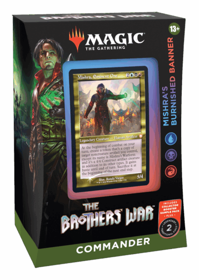 Magic The Brothers War Commander Deck Mishra's Burnished Banner