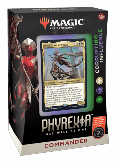 Magic Phyrexia All Will Be One Commander Deck Corrupting Influence