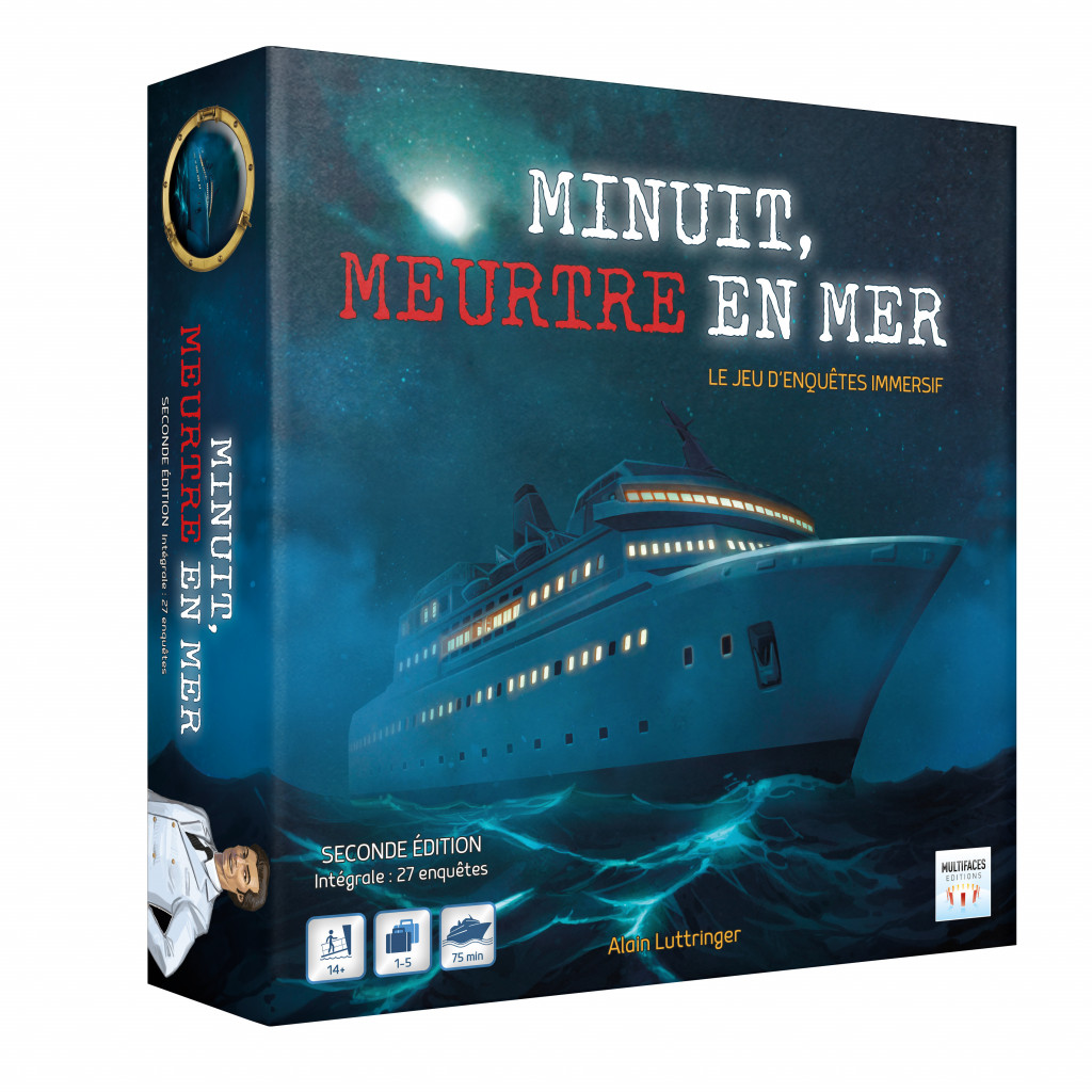 Minuit, Meurtre En Mer: Le Jour Et La Nuit (Espansione) – Gioco Da Tavolo Investigativo