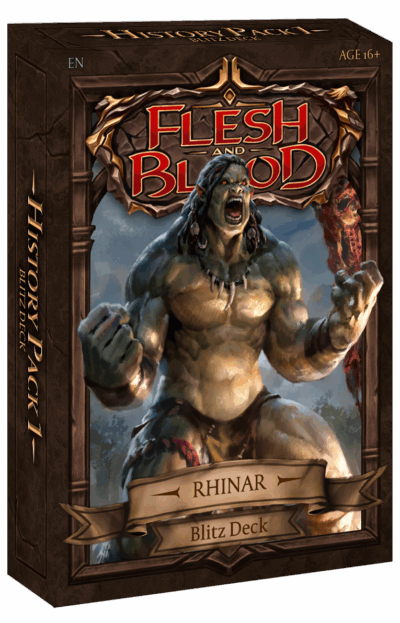 Flesh & Blood History Pack 1 Blitz Deck Rhinar
