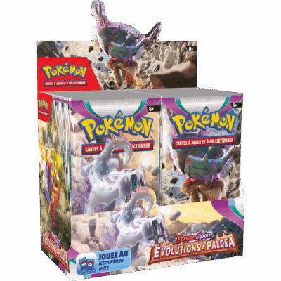 Pokémon Écarlate et Violet Évolutions à Paldea Boîte de Boosters