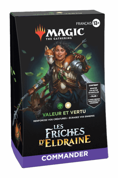 Magic Les Friches d'Eldraine Deck Commander Valeur et Vertu