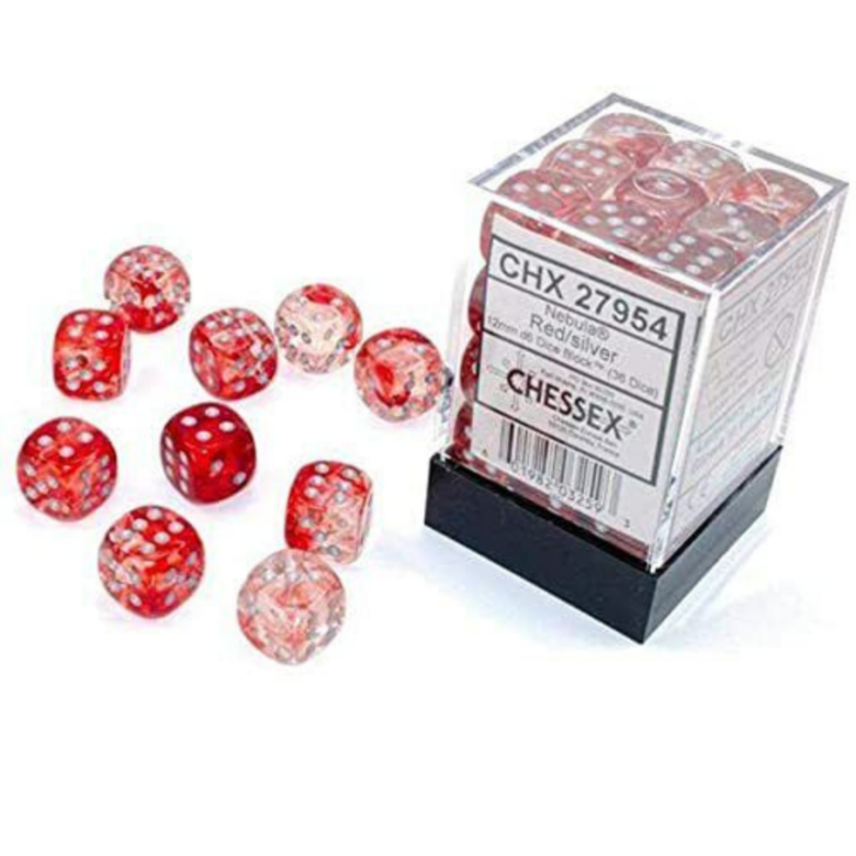 Boite de 36d6 Nebula Red w/silver