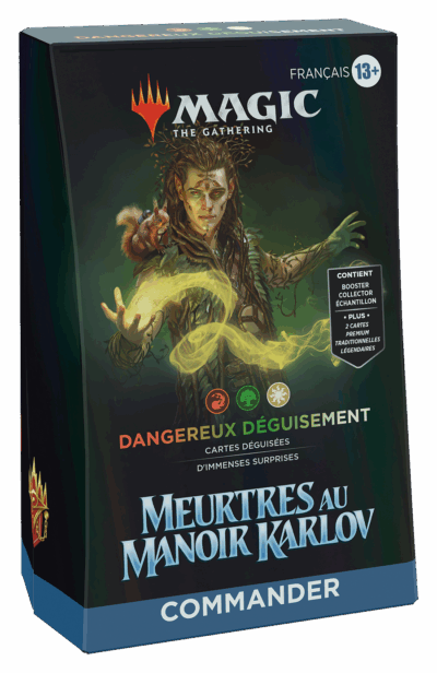 Magic Meurtres au Manoir Karlov Deck Commander Dangereux Déguisement