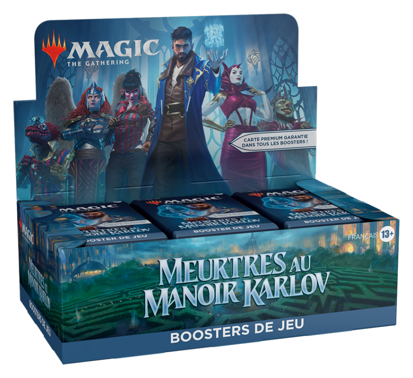 Magic Meurtres au Manoir Karlov Boite de Boosters de Jeu