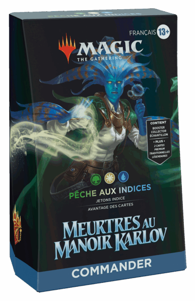 Magic Meurtres au Manoir Karlov Deck Commander Pêche aux Indices
